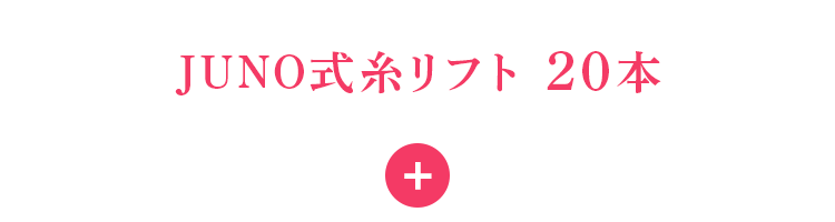 JUNO式糸リフト 20本